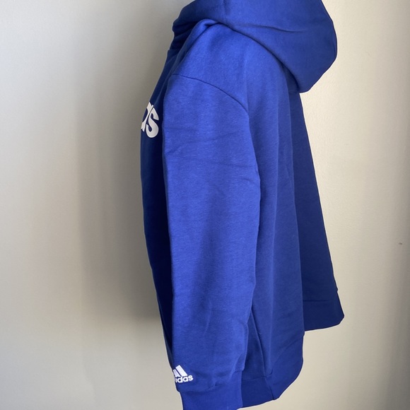Mens Adidas Blue Hoodie, Size Medium - Picture 5 of 8